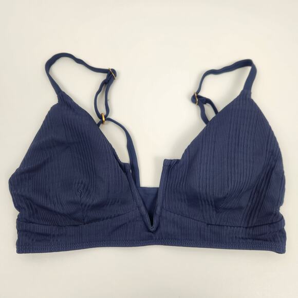 L*Space Siren Bikini Top in Slate Blue/Gray Size DD NWT Wired V - Picture 3 of 6